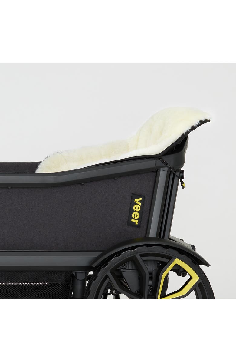 Veer Cruiser Wagon Faux Shearling Seat Cover, Alternate, color, White