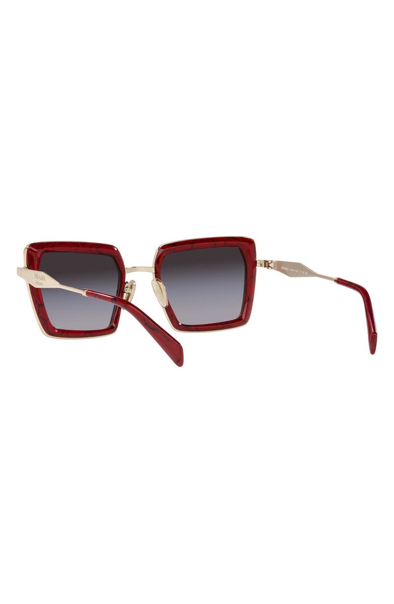 Prada 55mm Gradient Pillow Sunglasses, Alternate, color, 