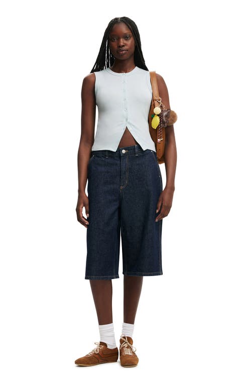 Cotton On Charlie Button Front Tank In Green