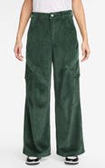 Jordan Chicago Wide Leg Cotton Corduroy Cargo Pants