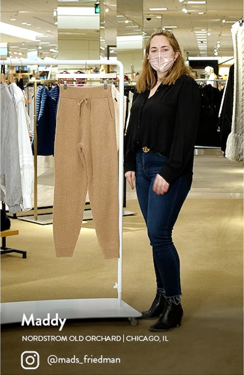 Pierce Cashmere Rib Joggers, sales video thumbnail
