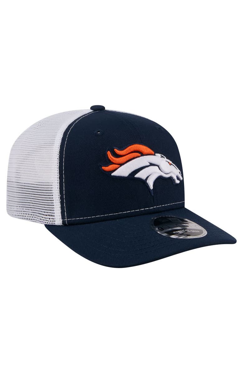 New Era Men's New Era Navy Denver Broncos 9SEVENTY Trucker Adjustable Hat, Alternate, color, Navy