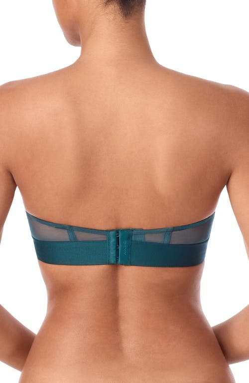 Dkny Sheers Strapless Underwire Bra In Blue