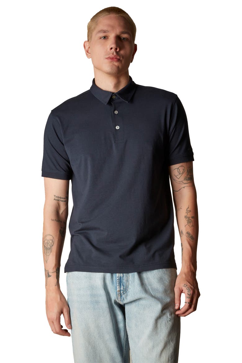 Men's Polo Shirt, Main, color, Navy