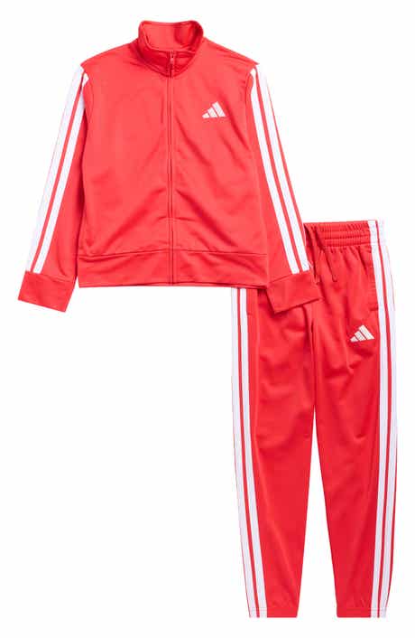 adidas Kids' 3-Stripe Tricot Jacket & Pants Set