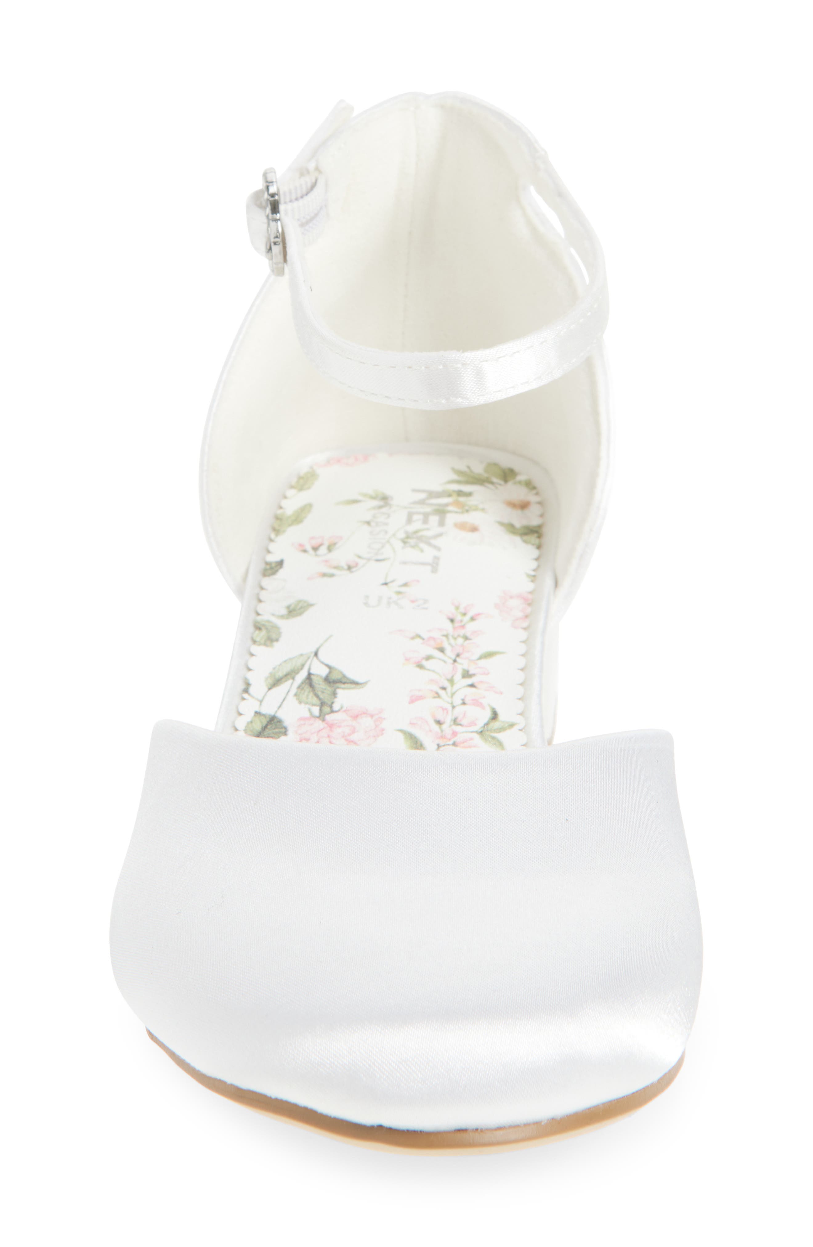 NEXT Kids
 Ankle Strap Pump, Alternate, color, White