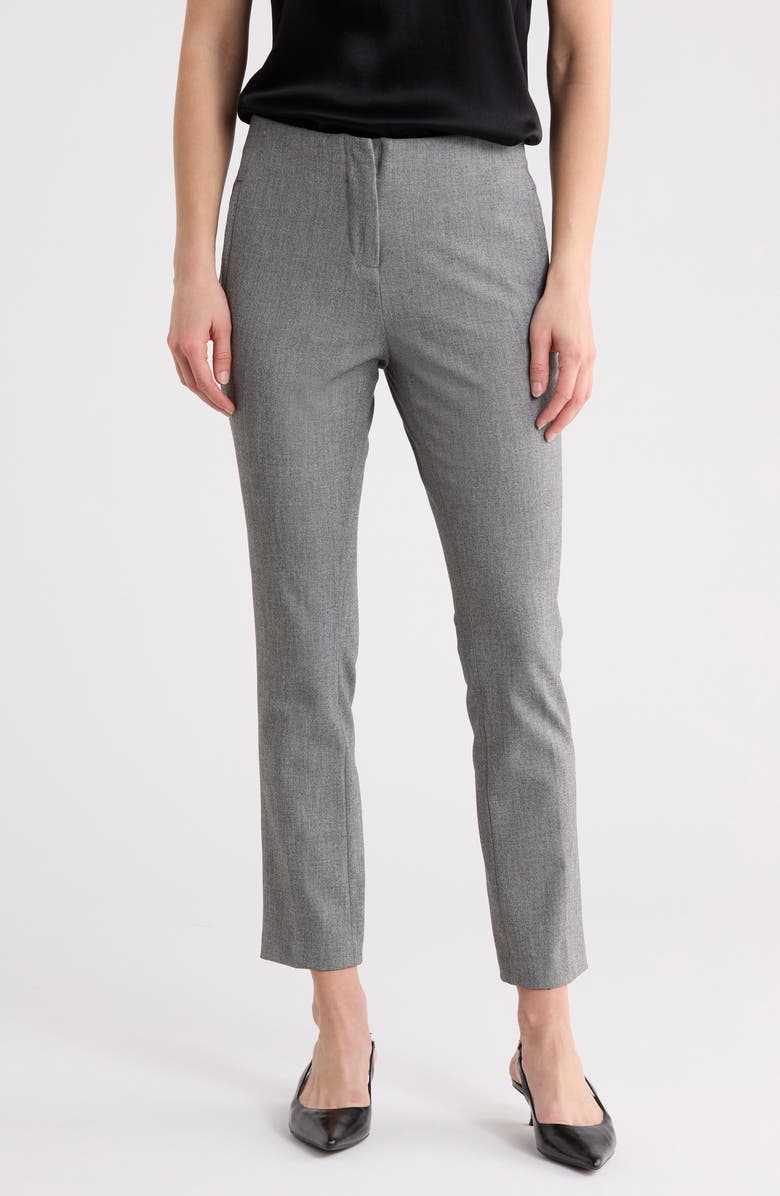 Amanda & Chelsea Hollywood Ankle Pants, Main, color, Grey