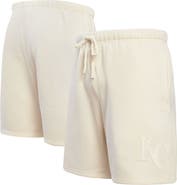 PRO STANDARD Men's Pro Standard Cream Kansas City Royals Neutral Fleece Shorts