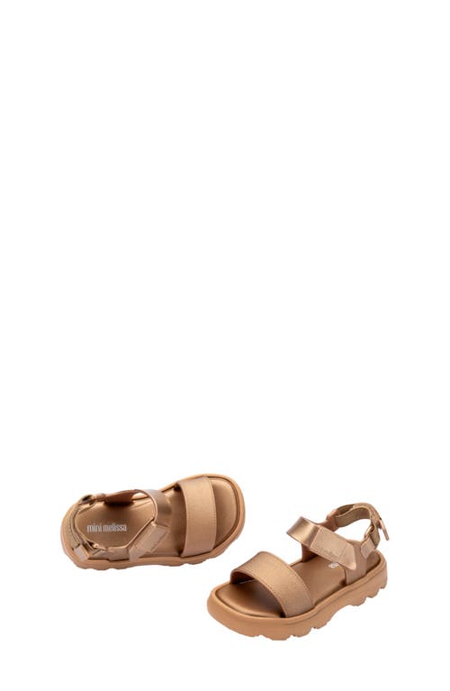 Melissa Kids' Kick Off Platform Sandal In Gold