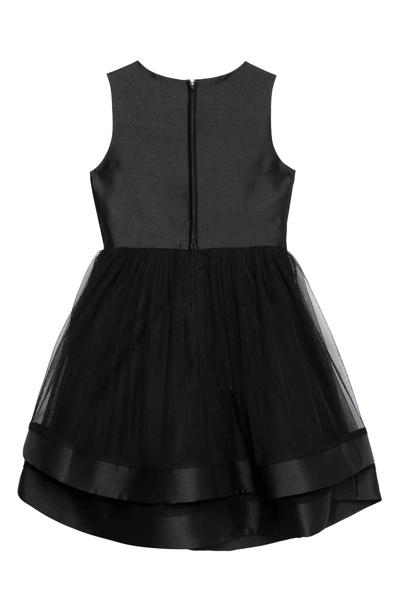 Speechless Kids' Sleeveless Bow Waist Satin Dress, Alternate, color,