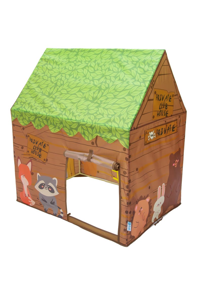 Lil Clubhouse Play Tent, Main, color, BROWN