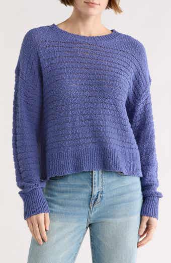 Melrose and Market Open Stitch Cotton Sweater