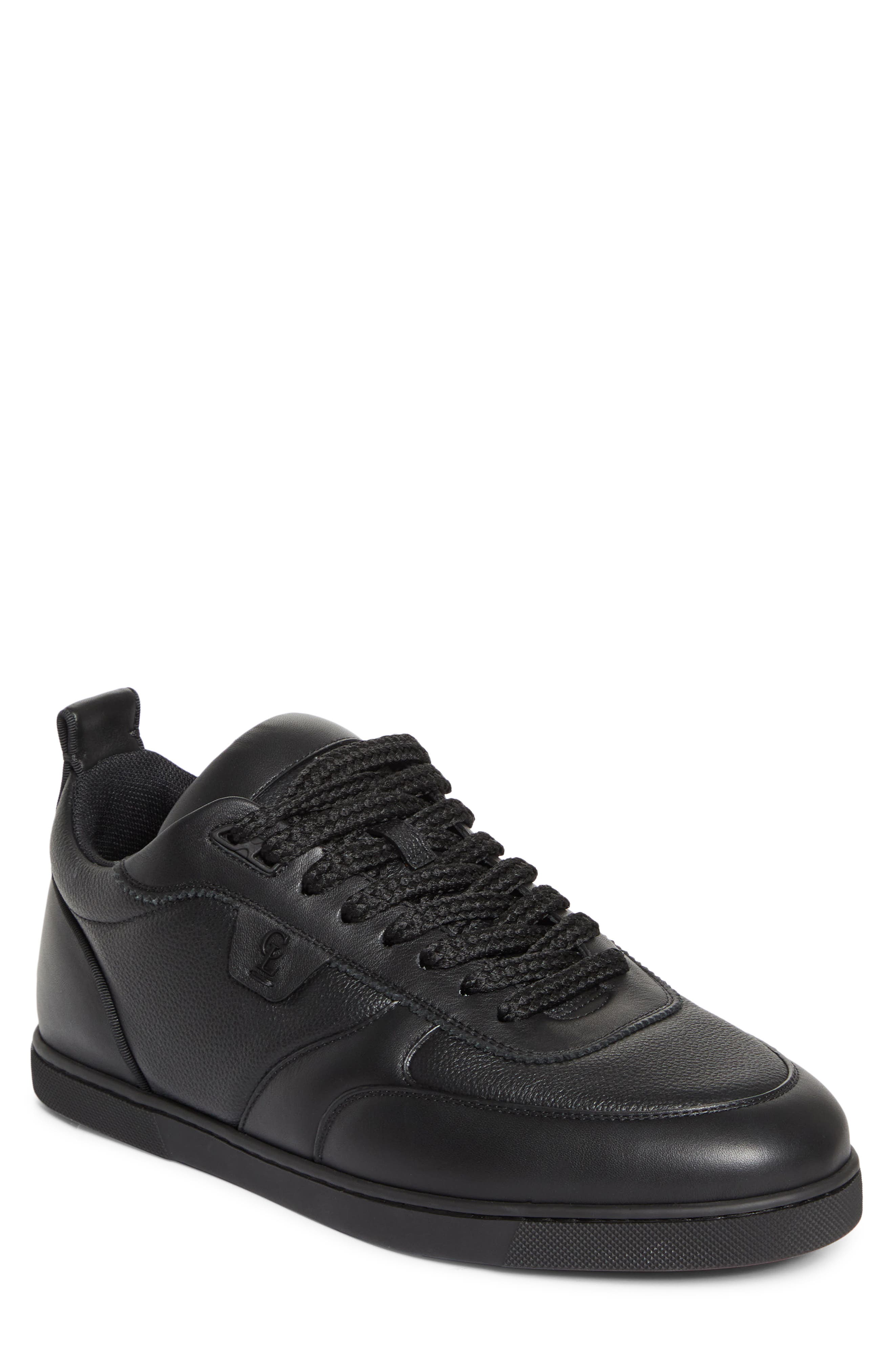 Christian Louboutin SK VI Low Top Sneaker, Main, color, Bk01-Black