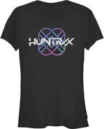 KPop Demon Hunters Junior's KPop Demon Hunters Huntrix Holographic Logo Graphic T-Shirt