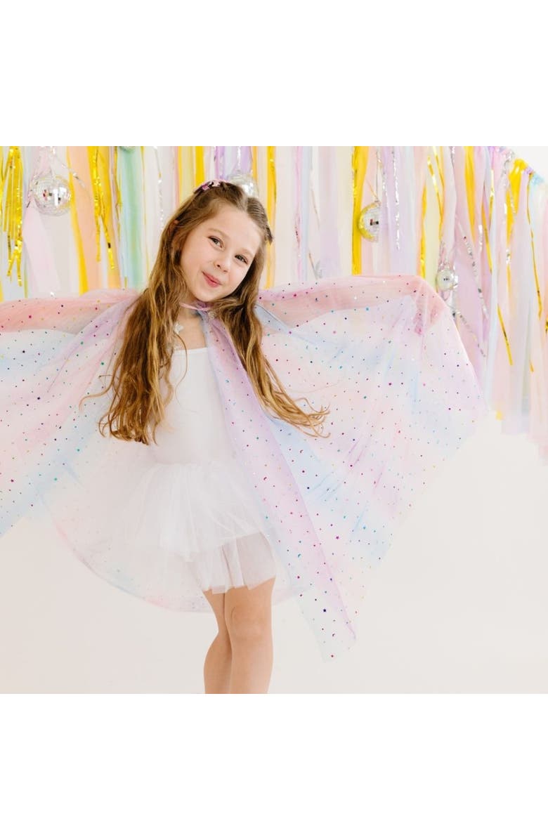 Sweet Wink Purple Galaxy Cape, Alternate, color, 