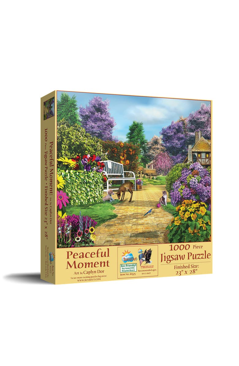 Sunsout Peaceful Moment 1000 piece Jigsaw Puzzle for Adults, Main, color, Multicolor