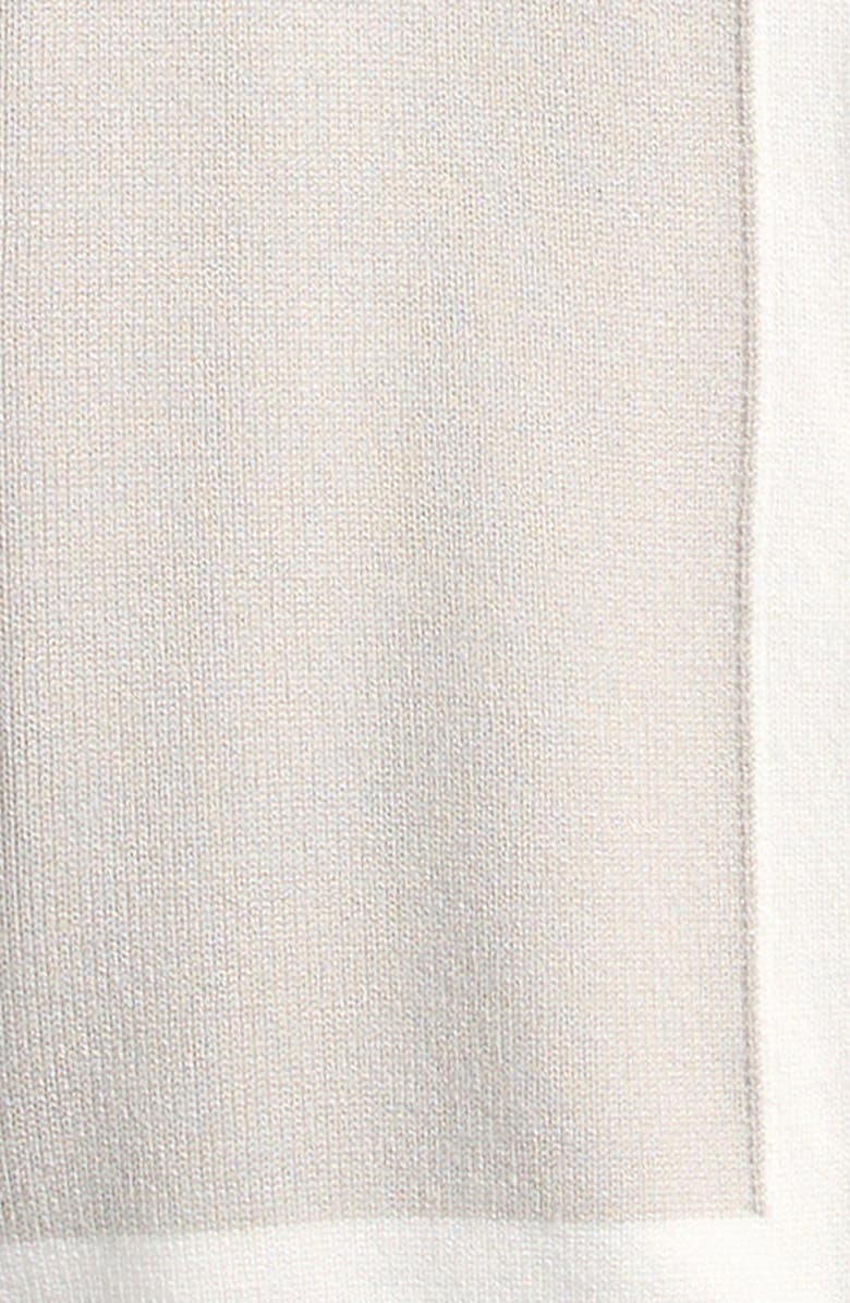 Reiss Kids' Craig Knit Top, Alternate, color, Taupe/ Off White