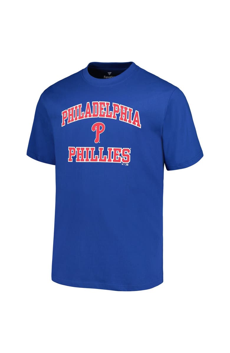 PROFILE Men's Profile Royal Philadelphia Phillies Big & Tall Heart & Soul T-Shirt, Alternate, color, Royal