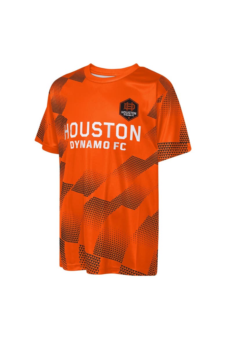 Youth Outerstuff  Orange Houston Dynamo FC Sheer Thrill T-Shirt, Alternate, color, Orange