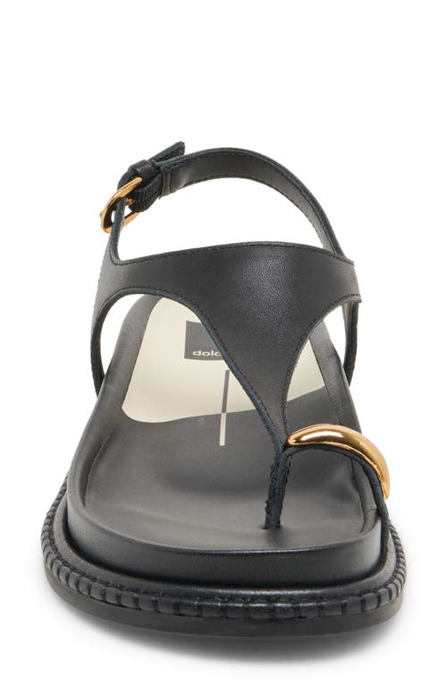 Shop Dolce Vita Stefan Slingback Sandal In Black Leather