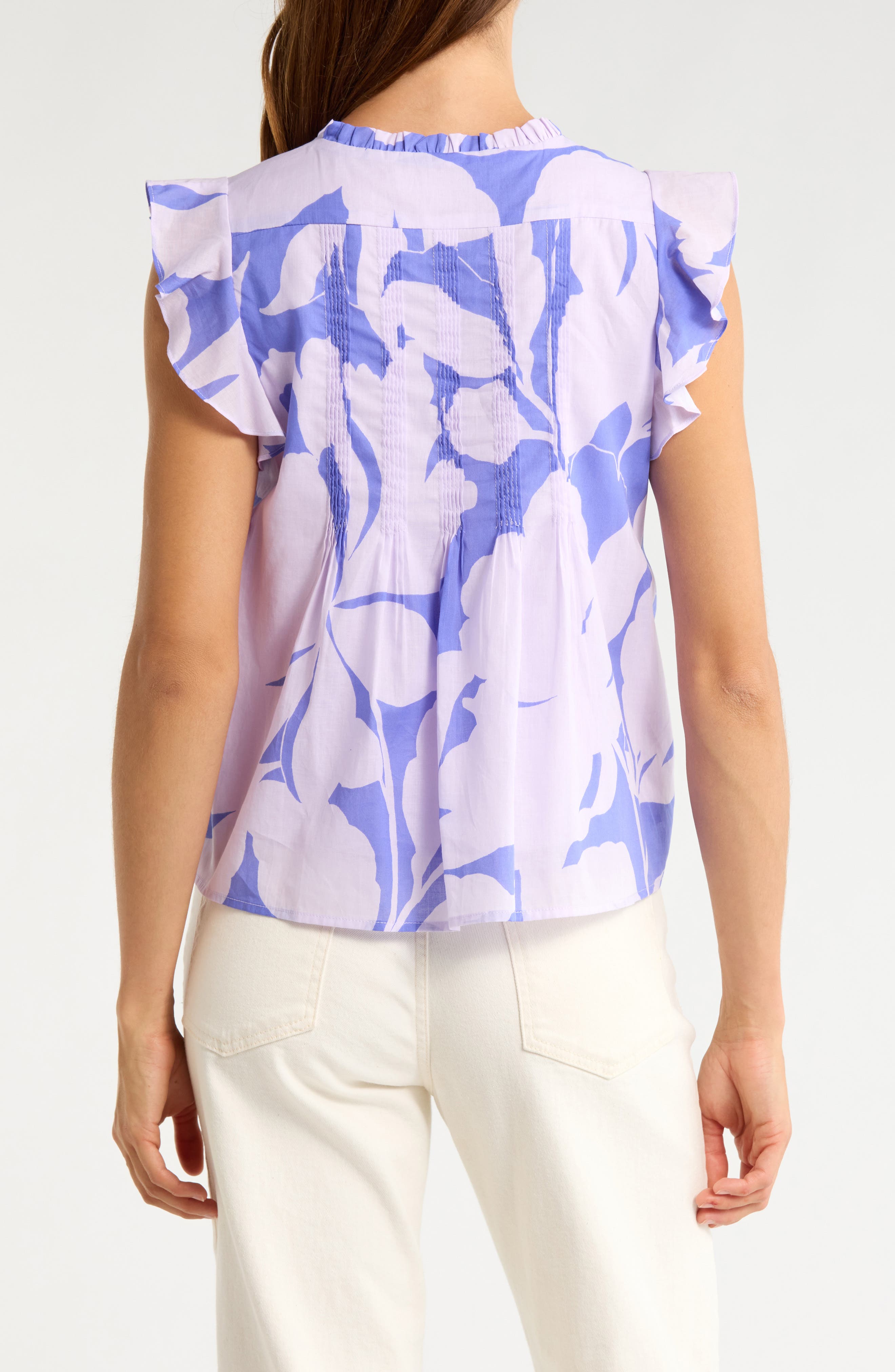 Tracy Ruffle Pleated CottonTop - image 2