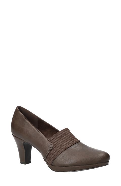 Donya Faux Leather Pump