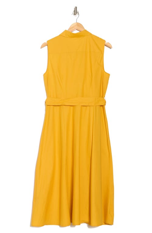 Calvin Klein Sleeveless A-line Midi Shirtdress
