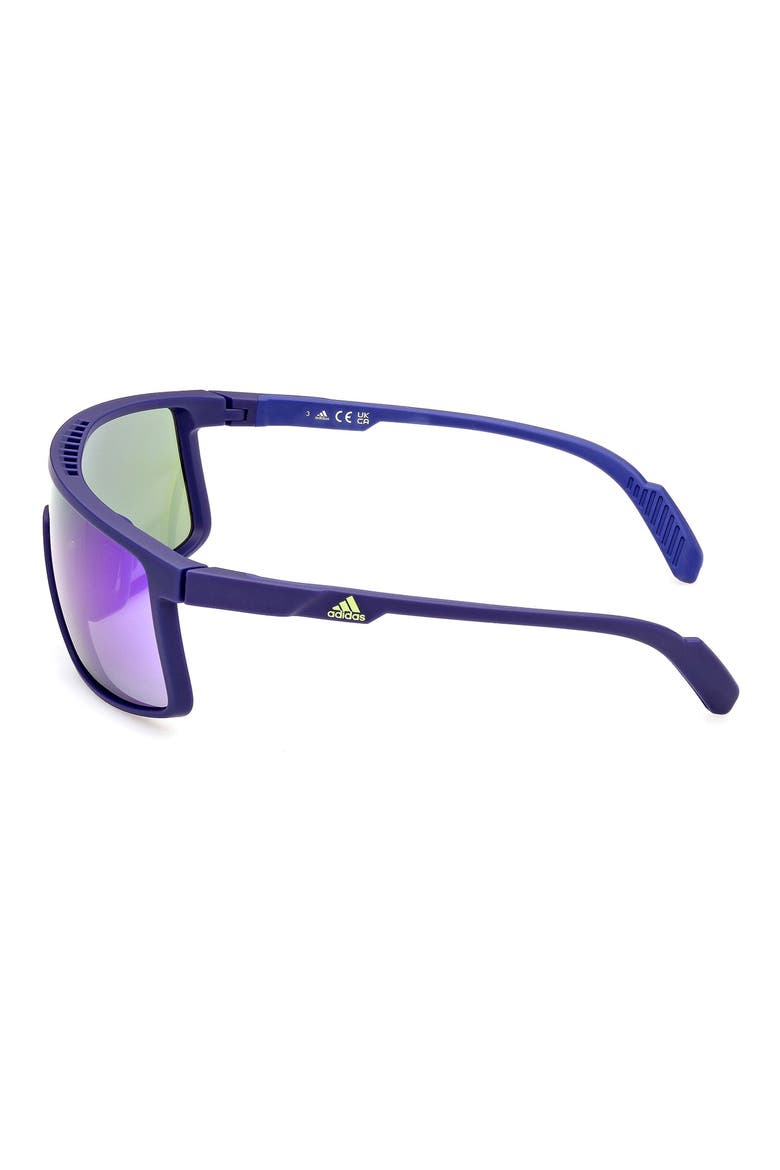 Shield Sunglasses, Alternate, color, BLUE / MIRROR VIOLET