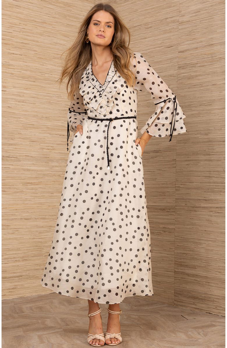 Hale Bob Aiyana Organza Maxi Dress, Main, color, 