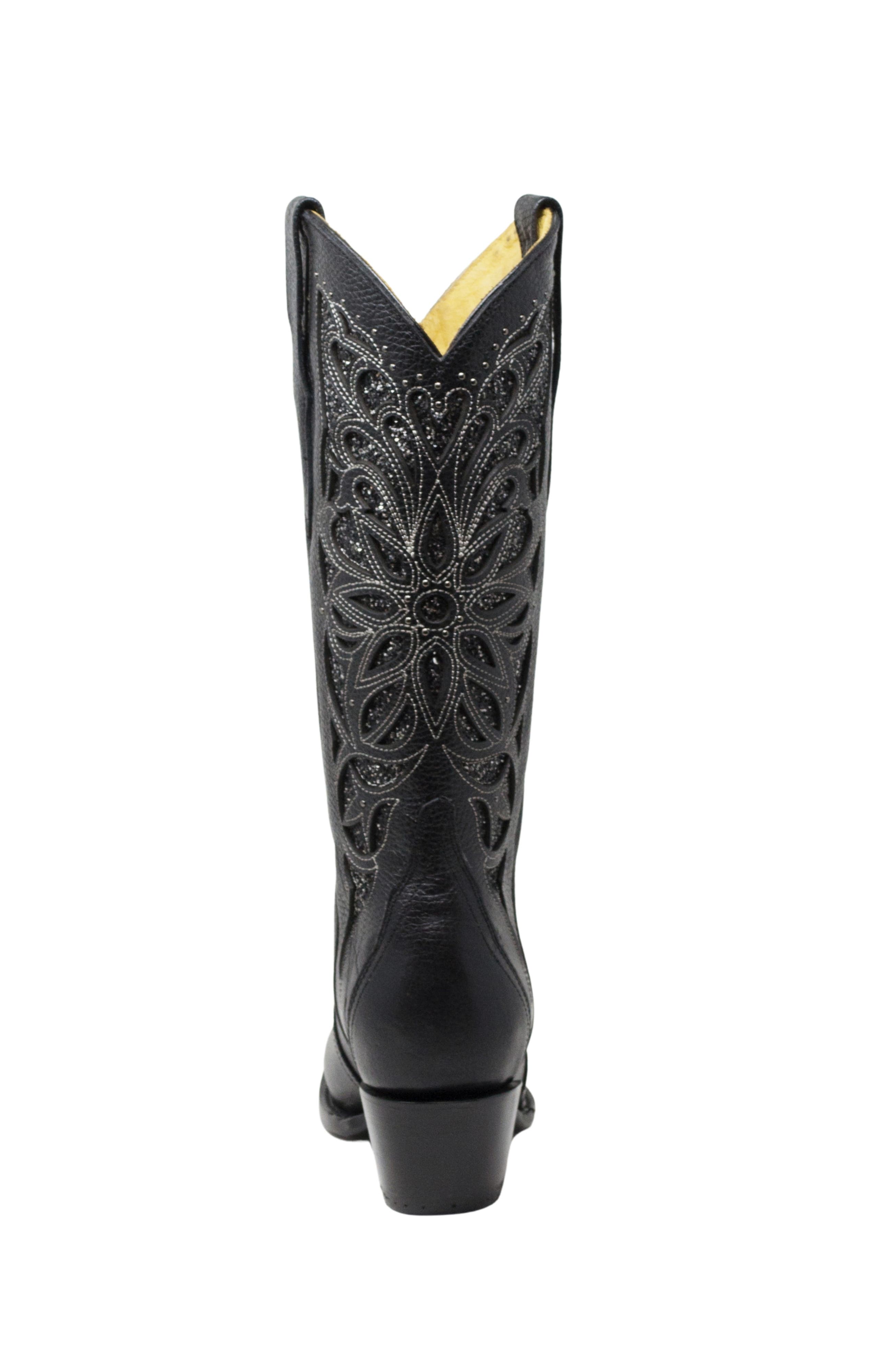NORTALIE The Noche Western Cowboy Boot, Alternate, color, Noche