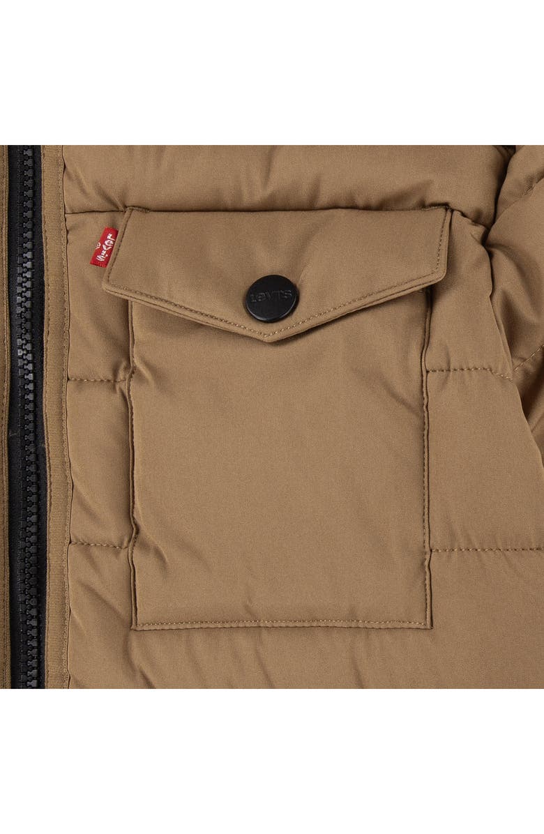 Levi's<sup>®</sup> Kids' Heavyweight Puffer Jacket, Alternate, color, Ermine