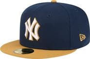 New Era Men's New Era Navy/Khaki New York Yankees Two-Tone Color Pack 59FIFTY Fitted Hat
