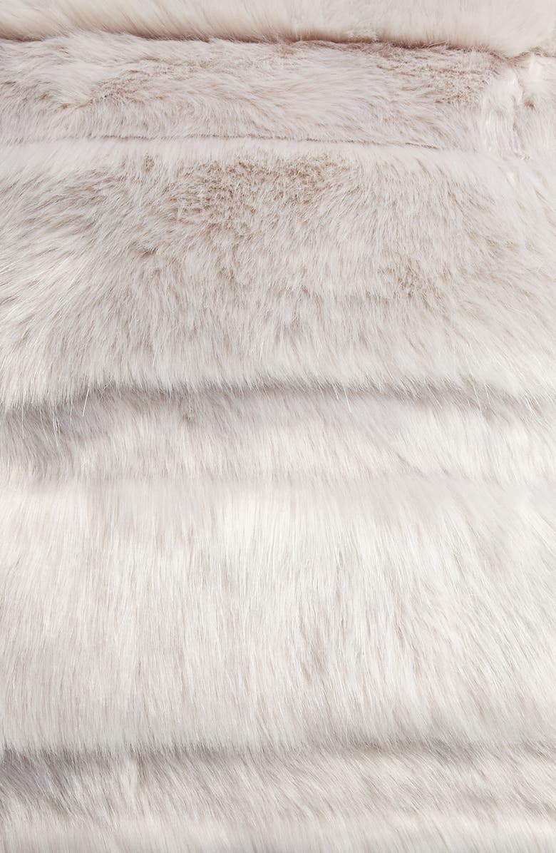 Rachel Parcell Stripe Faux Fur Accent Pillow, Alternate, color, 