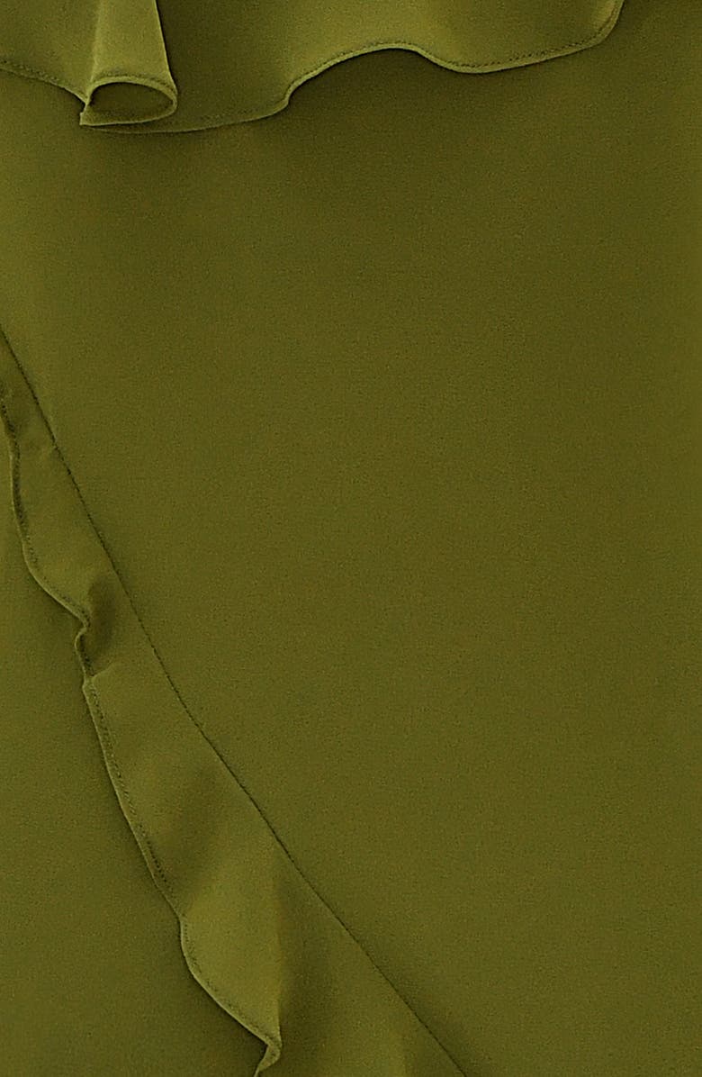 HOUSE OF CB Ruffle Drape Asymmetric Minidress, Alternate, color,