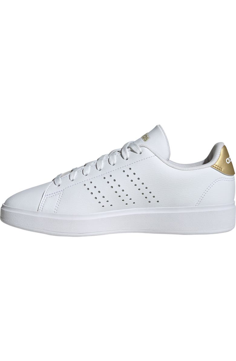 adidas Advantage 2.0 Sneaker, Alternate, color, White/ White/ Matte Gold