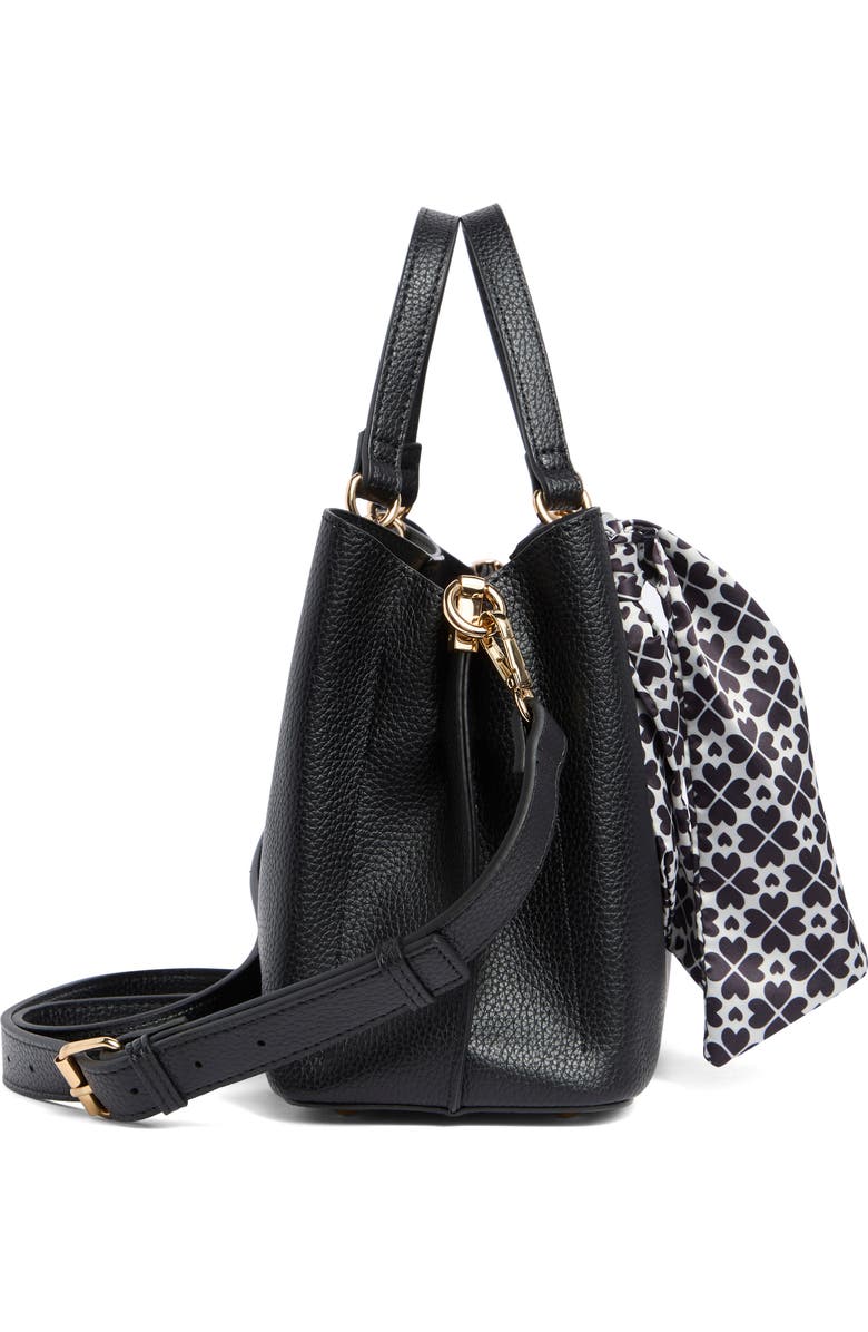 Nanette Lepore Bellamy Triple Compartment Satchel, Alternate, color, Black - Heart Geo Black