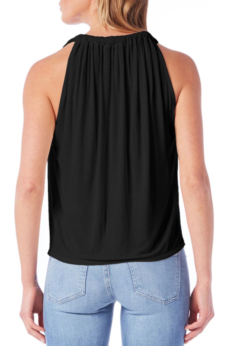 Michael Stars Drape Neck Jersey Top, Alternate, color,