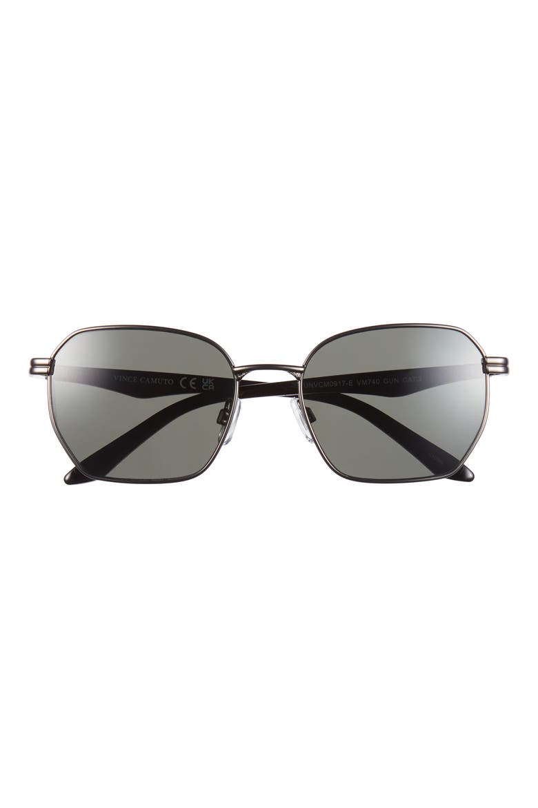 Gradient Oval Sunglasses, Main, color, GUNMETAL
