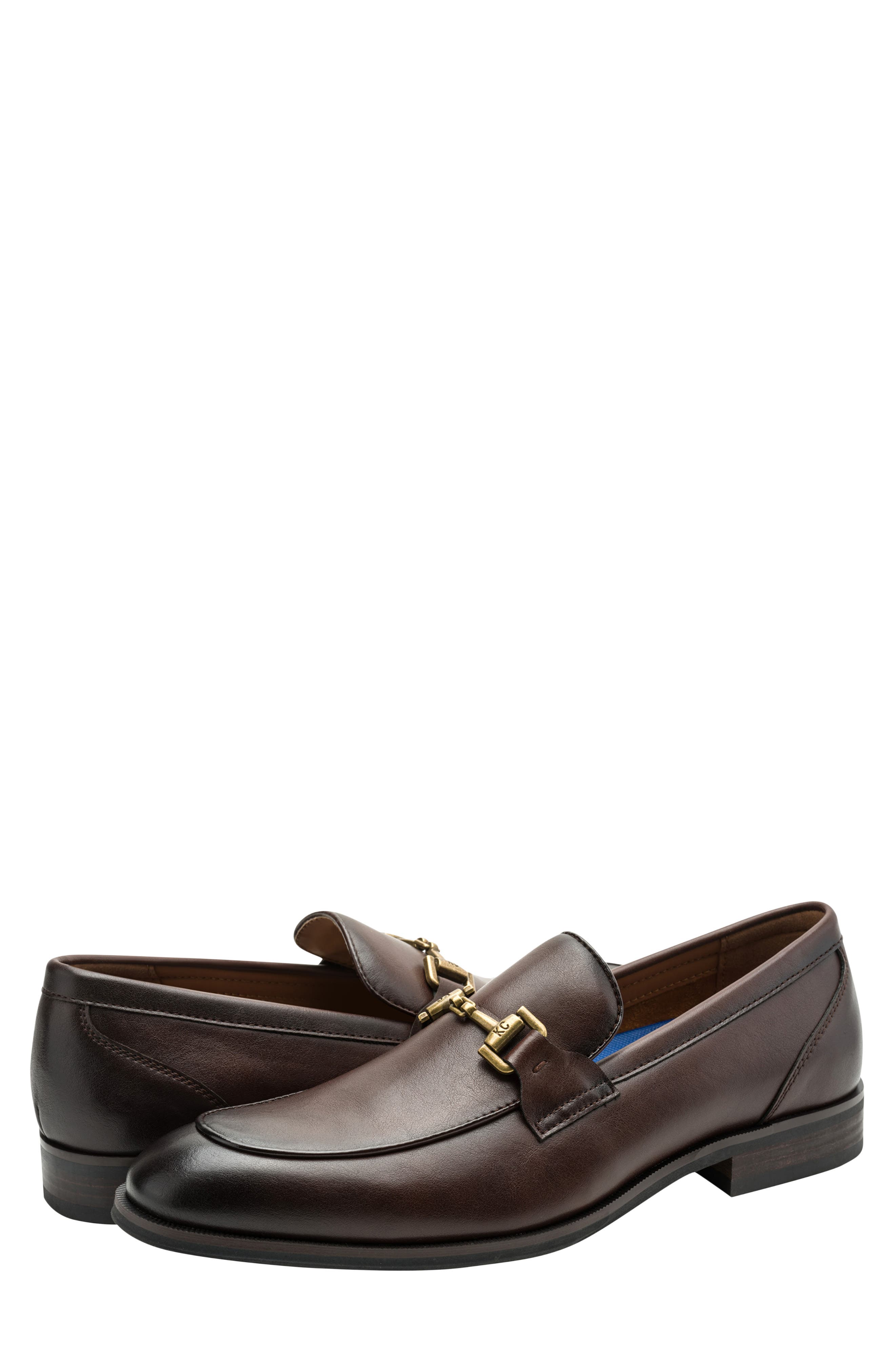 Miller Faux Leather Bit Loafer, Alternate, color, BROWN