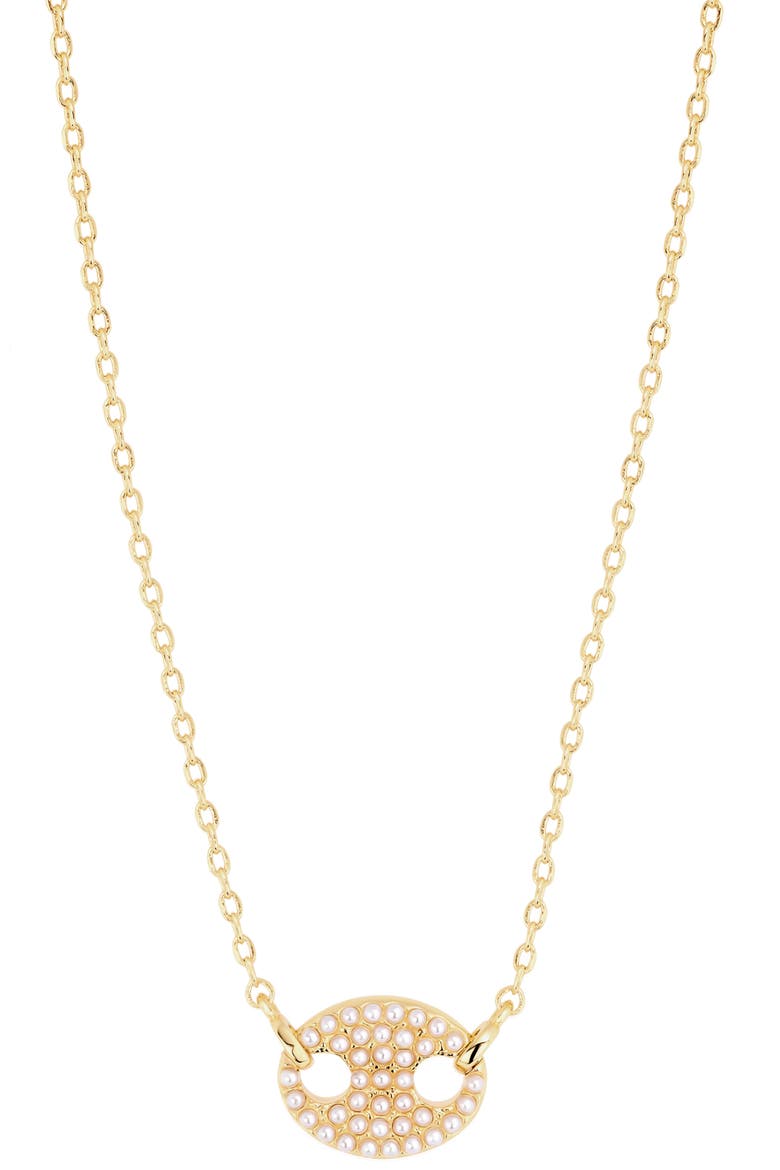 Modern Muse Faux Pearl Pendant Necklace video