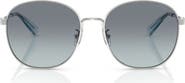 COACH 55mm Round Sunglasses