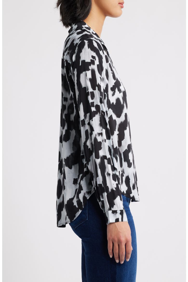 Classic Button-Up Shirt, Alternate, color, WINTER GREY LIGHTS