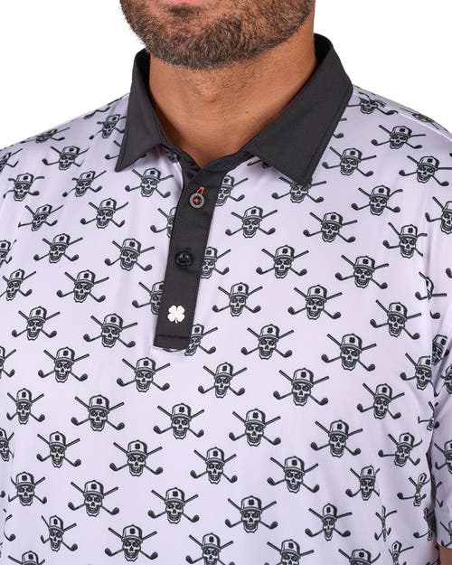 Black Clover Spooky Polo In White