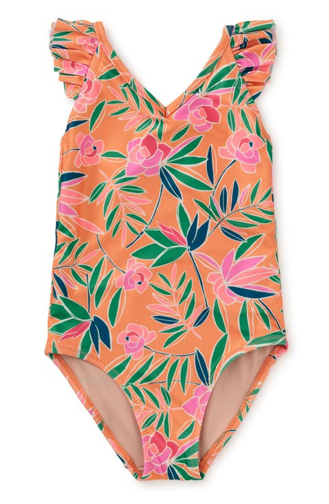 Ruffle One-Piece Swimsuit