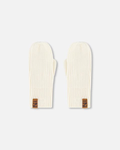 Gender Inclusive Soft Ribbed Knit Mittens (Toddler, Little Kid & Big Kid)