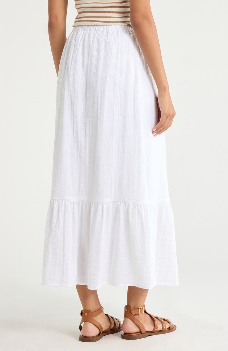 Faherty Dune Tie Waist Maxi Skirt, Alternate, color, White