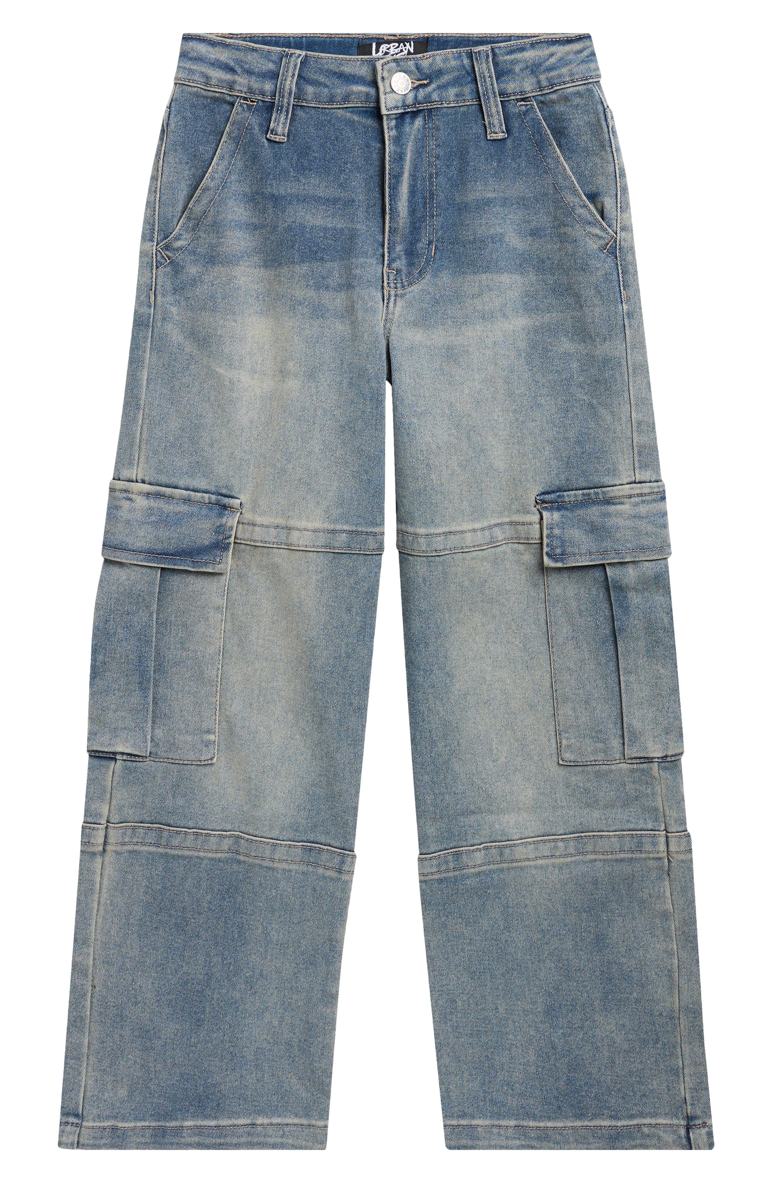 Kids' Baggy Cargo Jeans