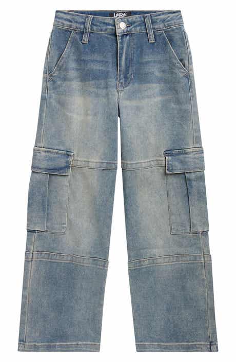 Kids' Baggy Cargo Jeans