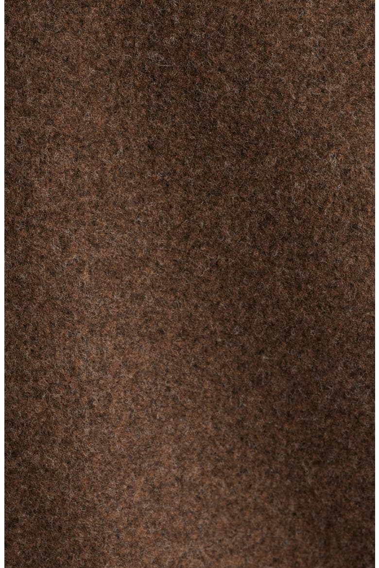 Corduroy Trim Jacket, Alternate, color, BROWN MELANGE