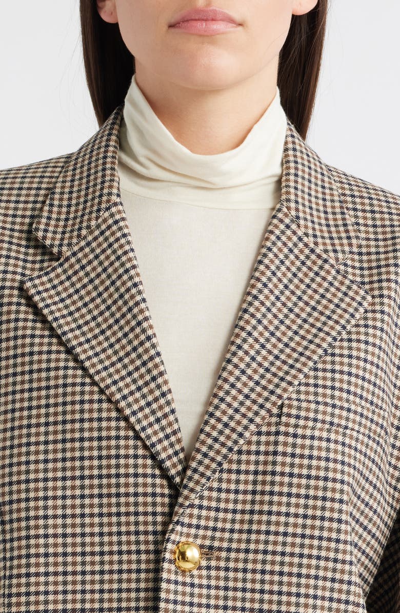 FRAME The Houndstooth Blazer, Alternate, color, Navy Multi